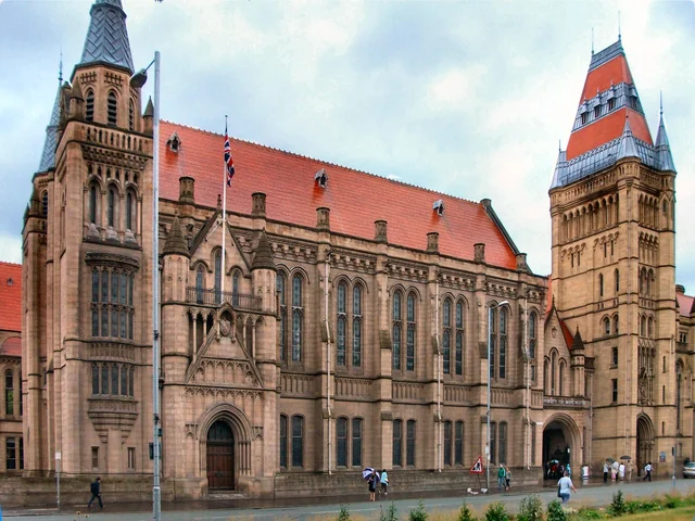 Архивная фотография Whitworth Hall Манчестерского университета